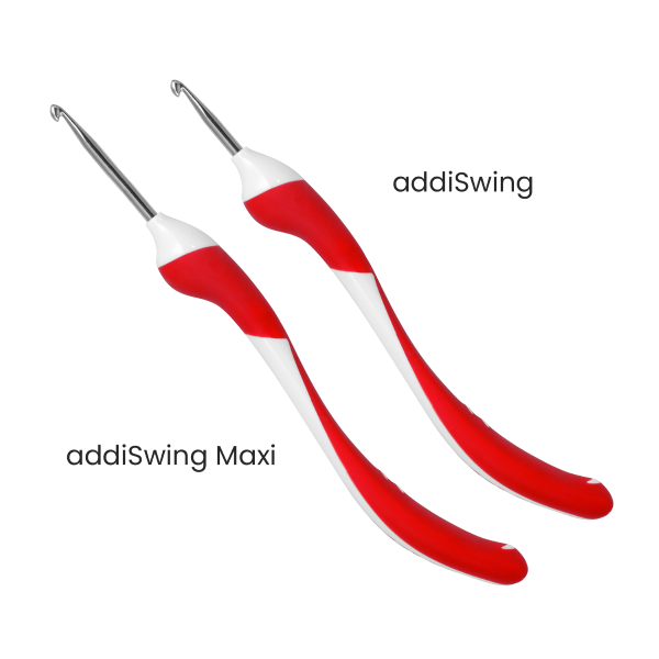 addiSwing Maxi Crochet Hook (with Grip Handle) 4mm
