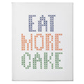 Eat More Cake - Counted Cross Stitch Kit: Big & Easy