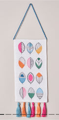Wall Hanging: Leaves - Embroidery Kit: Essentials: Modern Graphic