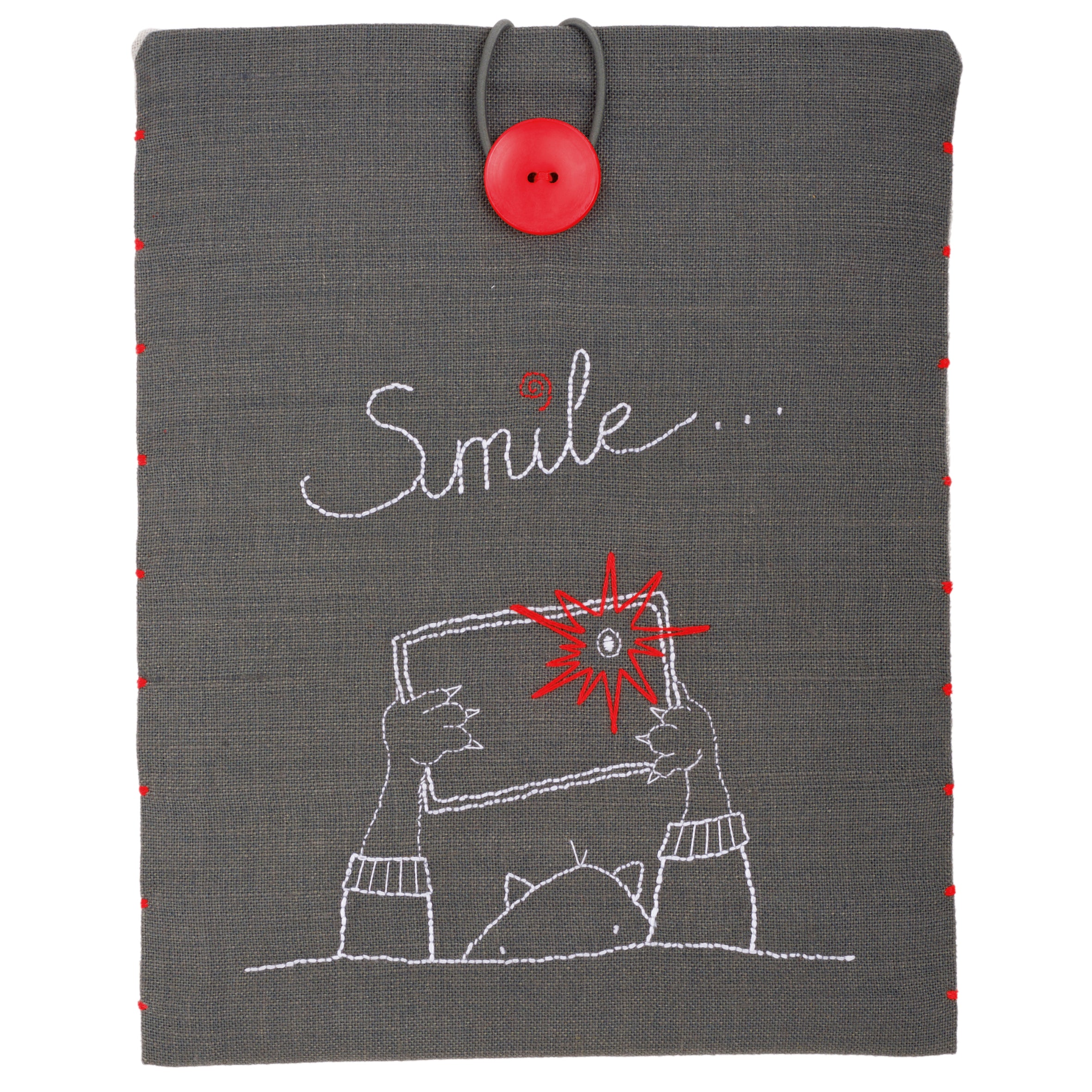 Tablet Cover: Smile: Embroidery Kit
