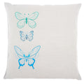 Cushion: Blue Butterflies: Embroidery Kit
