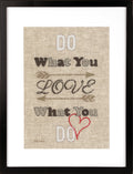 Do What You Love: Counted Cross Stitch Kit