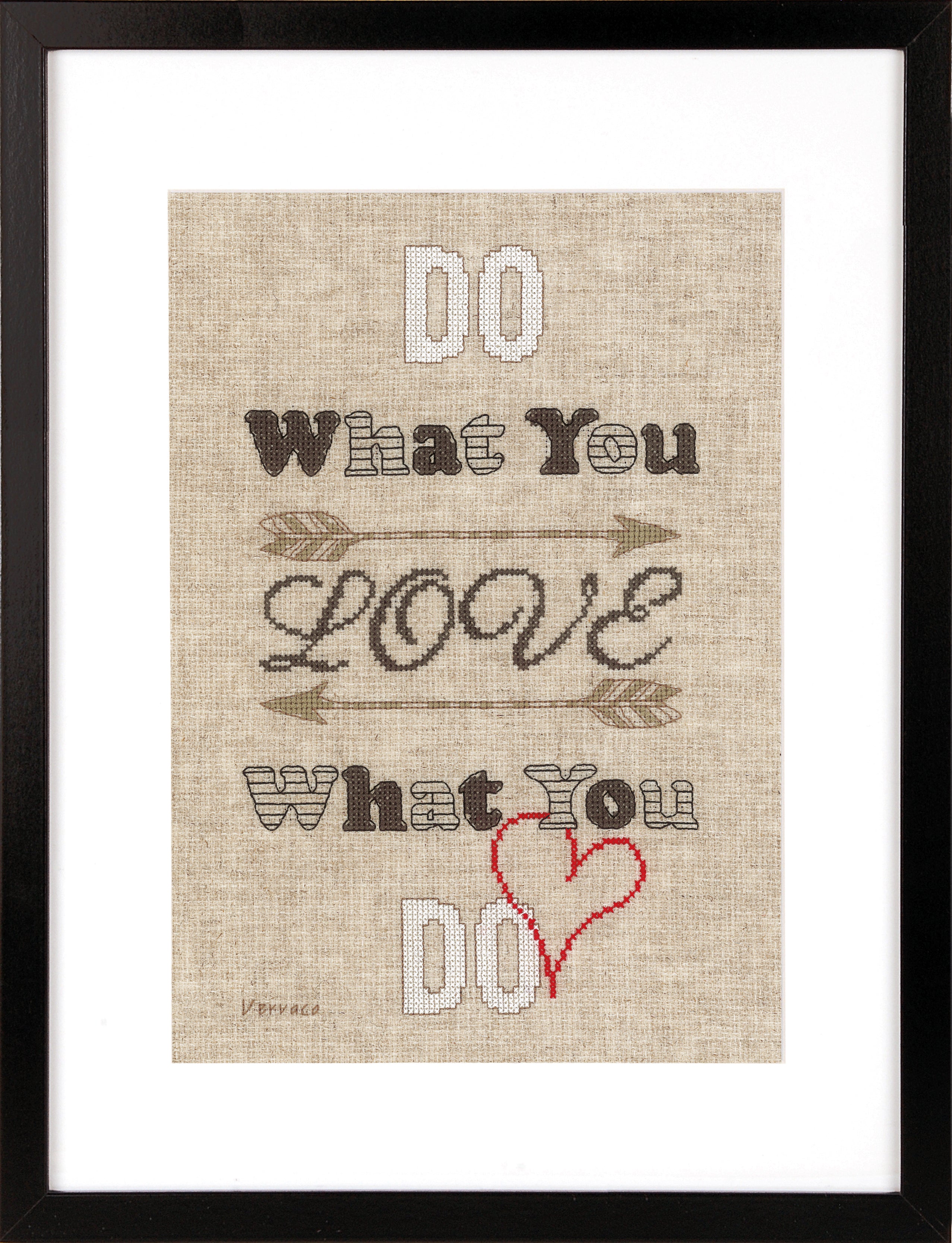Do What You Love: Counted Cross Stitch Kit