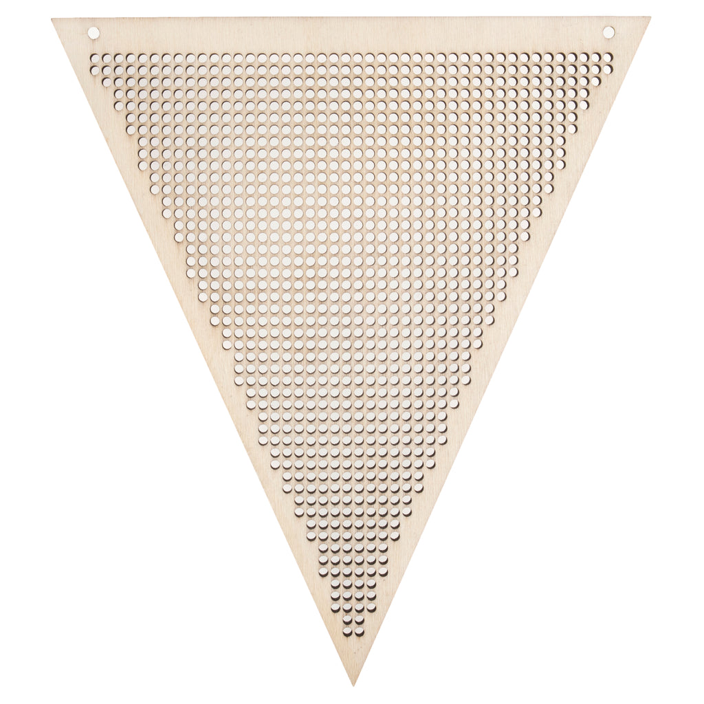 Wooden Banner: Flag: 18 x 20cm: Cross Stitch
