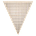 Wooden Banner: Flag: 18 x 20cm: Cross Stitch